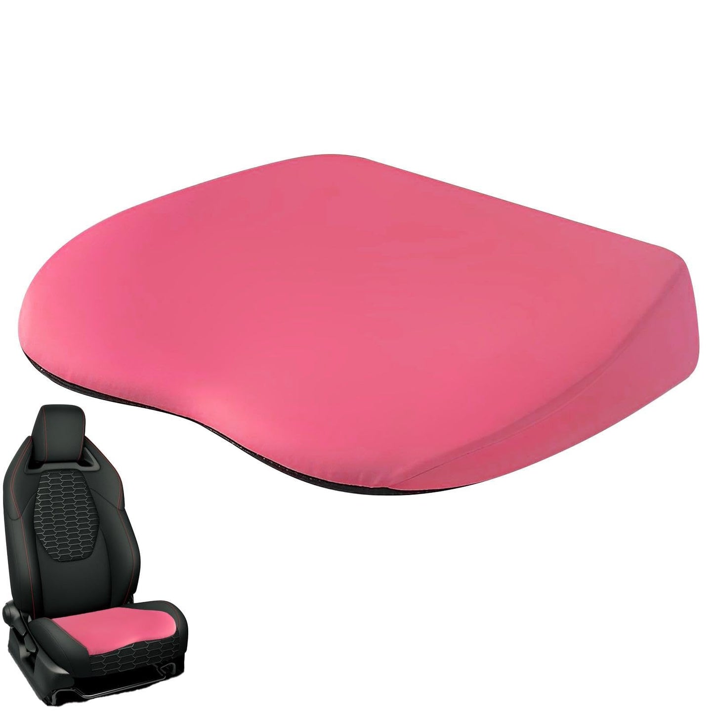 Car Booster Cushion (Soft, Non-Slip, Breathable Mesh)