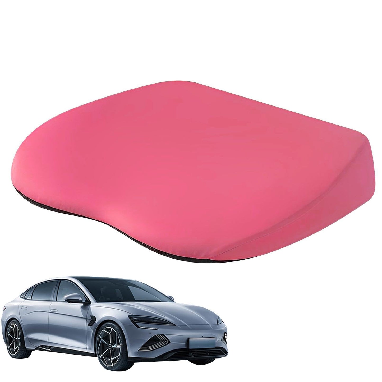 Car Booster Cushion (Soft, Non-Slip, Breathable Mesh)