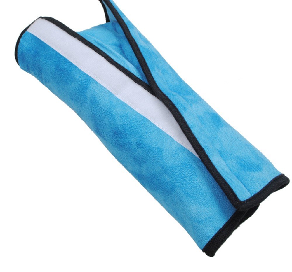 Blue Baby Car Seat Covers & Seat Belt Cushion